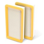 Filter Set 2 Stück wie Kärcher 6.414-631.0 für Bodenstaubsauger