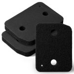 Schwammfilter 3x passend wie Miele 9164761 207x155mm für Trockner