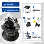 Zentralfilter Bosch 00708278 205mmØ Abluftfilterzylinder für Staubsauger – Bild 5