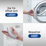 Türgriff wie Siemens Bosch Neff 00643356 silbern 240x41x34mm für Trockner