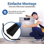 Türdichtung wie Electrolux 152740100/2 Schürzendichtung für Spülmaschine – Bild 4