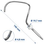 Knethaken Bosch 00080060 Knetdüse für Küchenmaschine ProfiMixx – Bild 2