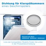 Klarspülkammerdichtung passend wie Miele 5254441 für Dosierkombination Spülmaschine – Bild 2
