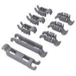 Lager Set wie Bosch 00611472 für Stachelreihen Unterkorb in Geschirrspüler