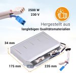 Heizelement wie Beko 2970101400 Heizregister IRCA für Trockner – Bild 2