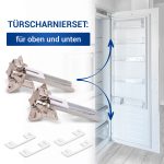 Türscharnier 2 Stück passend wie Bosch 00268698 Scharnier-Set für Kühlschrank – Bild 4