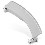 Türgriff wie Bosch 00648581 mit Achsen für Waschmaschine Waschtrockner