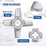 Messereinsatz wie Bosch 00620949 für Fleischwolf Küchenmaschine MUM4 MUM5 – Bild 2