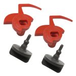 Verriegelung Siemens 00181272 2x für Filterrahmen Dunstabzugshaube – Bild 2
