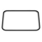 Türdichtung wie Ariston C00081579 rundum 430x320mm Türgummi für Backofen Herd