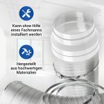 Adapter Air-Tec Rundanschlusssystem für 150er/125er Dunstabzugshauben – Bild 4