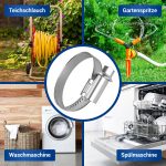 Schlauchschelle 20-32mmØ W2 Chromstahl für Waschmaschine Geschirrspüler