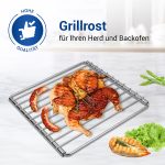 Grillrost ausziehbar 230-400mm universal Backofengitter für Backofen Herd – Bild 2