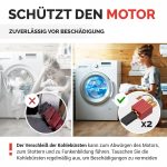 Kohlen mit Halter 2 kompatibel mit Miele 4297413 für Waschmaschine und Trockner