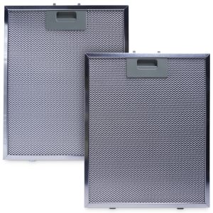 Fettfilter Set 2x Respekta MIZ2009 Metallfilter 320x260mm für Dunstabzugshaube