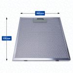 Fettfilter Set 2x Respekta MIZ2009 Metallfilter 320x260mm für Dunstabzugshaube – Bild 2