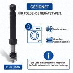 Stoßdämpfer wie Indesit C00309597 für Waschmaschine Waschtrockner – Bild 4