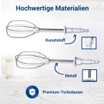 Rührbesen Bosch 00659596 Quirl Set 2x rechts + links für Handmixer – Bild 4