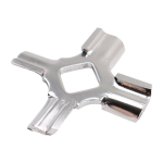 Messereinsatz Messer KitchenAid 9706857 für FGA FGA-1 FGA-2 5FGA Fleischwolf – Bild 3