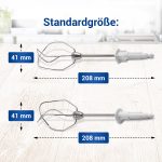 Rührbesen Set rechts links Bosch 00653471 für Handmixer – Bild 4