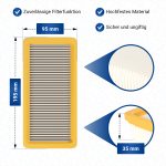 Filter Set 2 Stück wie Kärcher 6.414-631.0 für Bodenstaubsauger – Bild 4