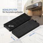 Kohlefilter Aktivkohlefilter 2Stk wie Gorenje 182192 TypK für Dunstabzugshaube