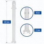 Milchansaugrohr DeLonghi 5313226701 für Milchbehälter Kaffeemaschine EN 520 – Bild 2