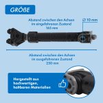 Stoßdämpfer wie Bauknecht 481246648088 Suspa 120N für Waschmaschine