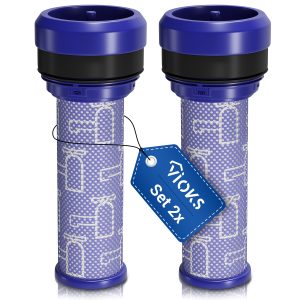 Motorfilter 2er Set wie Dyson 923413-01 inkl. Reinigungsbürste für Staubsauger
