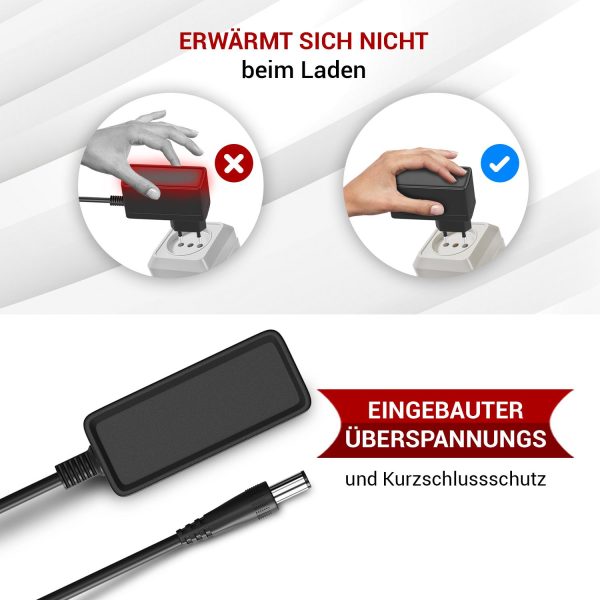 Ladekabel kompatibel mit Bosch Siemens 12006117 für Akkusauger/Handstaubsauger