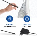 Ladekabel wie Bosch 12006117 1800 mm Netzadapter für Staubsauger – Bild 6