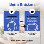 Türdichtung 2 m Universal weiß PVC für Kühlschrank Gefrierschrank – Bild 3