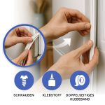 Türdichtung 2 m Universal weiß PVC für Kühlschrank Gefrierschrank – Bild 4