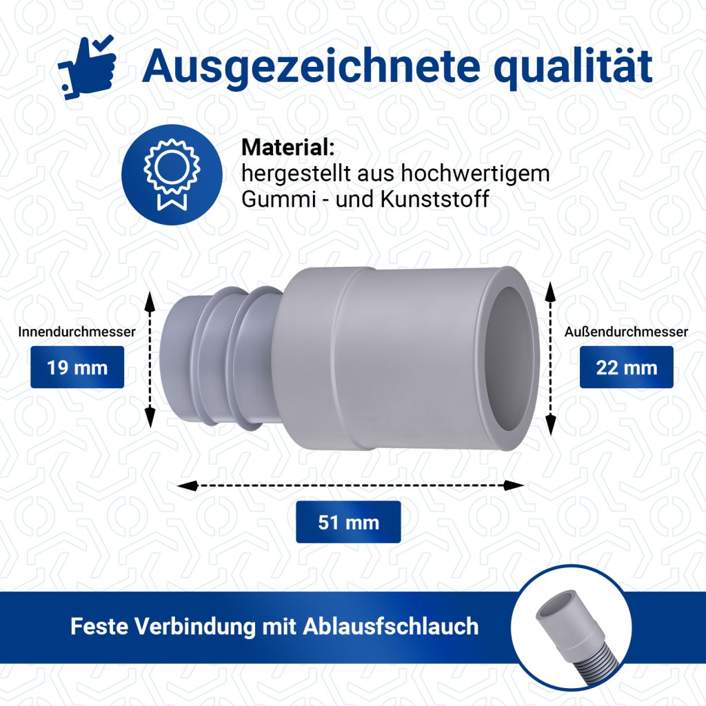 Waschmaschinen Ablaufschlauch Endstuck