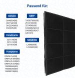 Kohlefilter Neff 00460008 370x240mm Geruchsfilter für Dunstabzugshaube – Bild 5
