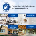 Jalousie 150erR Edelstahl 180x180 mm Lüftungsgitter für Luftführungssysteme – Bild 6