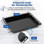 Backblech 450x375x35mm Whirlpool 481010657928 emailliert für Backofen – Bild 2