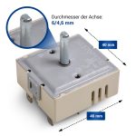 Energieregler Kochplattenschalter 1kreis EGO 50.57071.010 für Kochfeld Herd