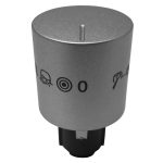 Knebel Bauknecht 481010567263 Drehgriff Ø31mm für Kochstelle Herd – Bild 5