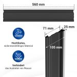 Türdichtung wie Bosch 00298534 unten Schürzendichtung für Geschirrspüler – Bild 4