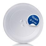 Mikrowellenteller mit 3 Noppen Glasplatte rund Ø270mm für Mikrowelle