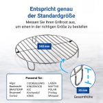 Grillrost DeLonghi 5512510181 aus Edelstahl 24x24cm für Heißluft-Fritteuse – Bild 2