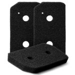 Filterschwamm Set 3x wie Bosch 12007650 228x128mm für Trockner