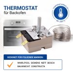Thermostat wie EGO 55.13043.010 Wärmemesser 50-250°C für Backofen Heißluftherd – Bild 4