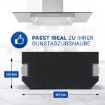 Kohlefilter wie Bosch 00460367 Filter 487x230mm für Dunstabzugshaube – Bild 2