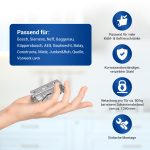 Türscharnier Set wie Bosch 00481147 für Kühlschrank – Bild 6