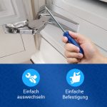 Türscharnier Set wie Bosch 00481147 für Kühlschrank – Bild 7