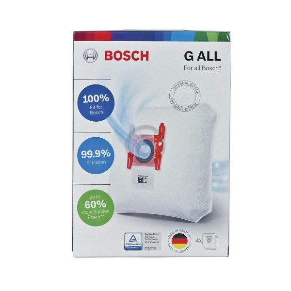 Filterbeutel Bosch 17000940 Vliesfilter 4Stk Typ G ALL für Staubsauger