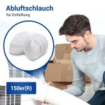 Abluftschlauch 150er 2,80m PVC-Schlauch für Dunstabzugshaube – Bild 2
