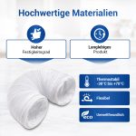 Abluftschlauch 150er 2,80m PVC-Schlauch für Dunstabzugshaube – Bild 3
